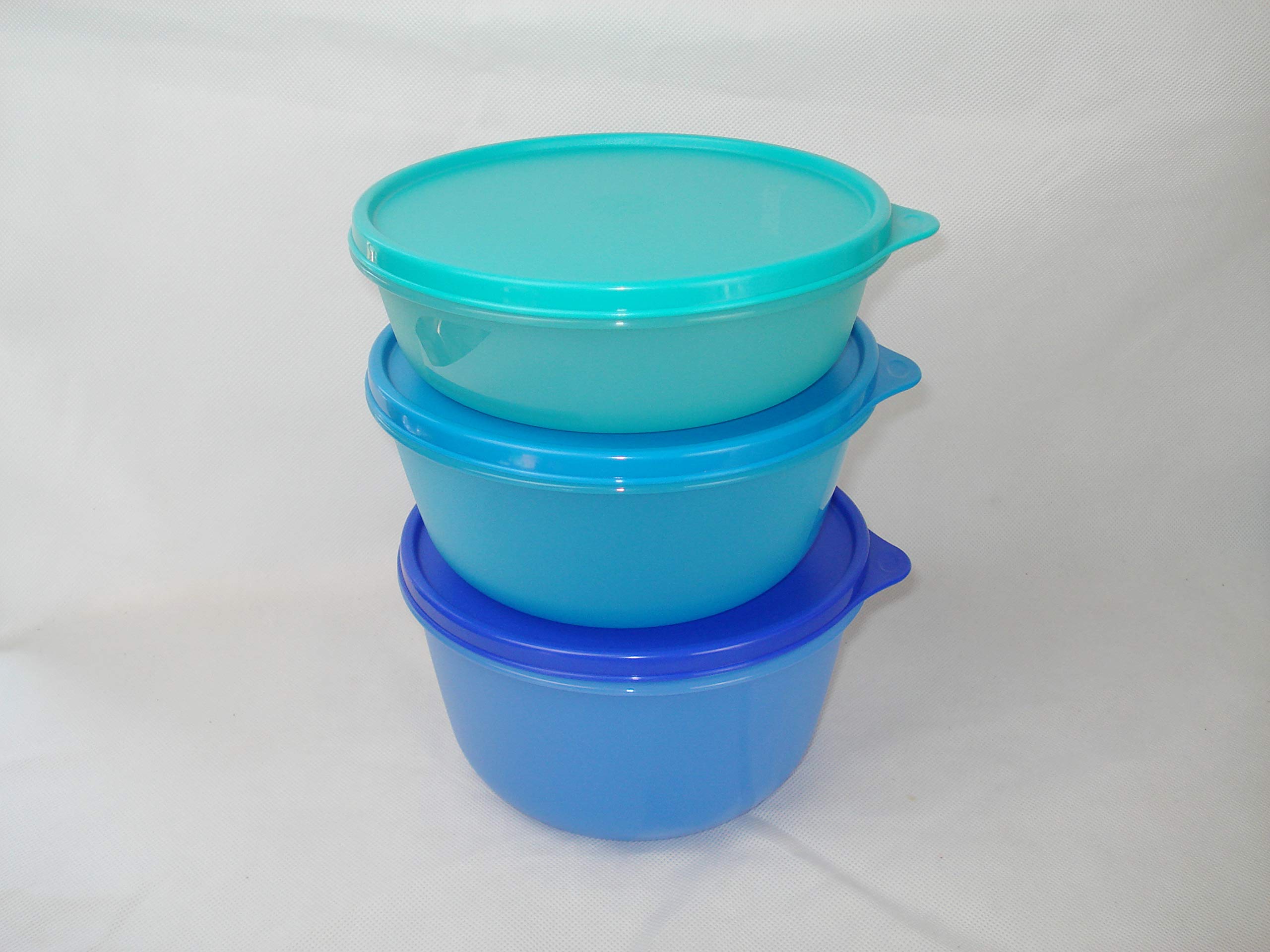 TUPPERWARE Kühlschrank Clarissa 2L dunkelblau, 1,5L blau, 1L türkis Panorama