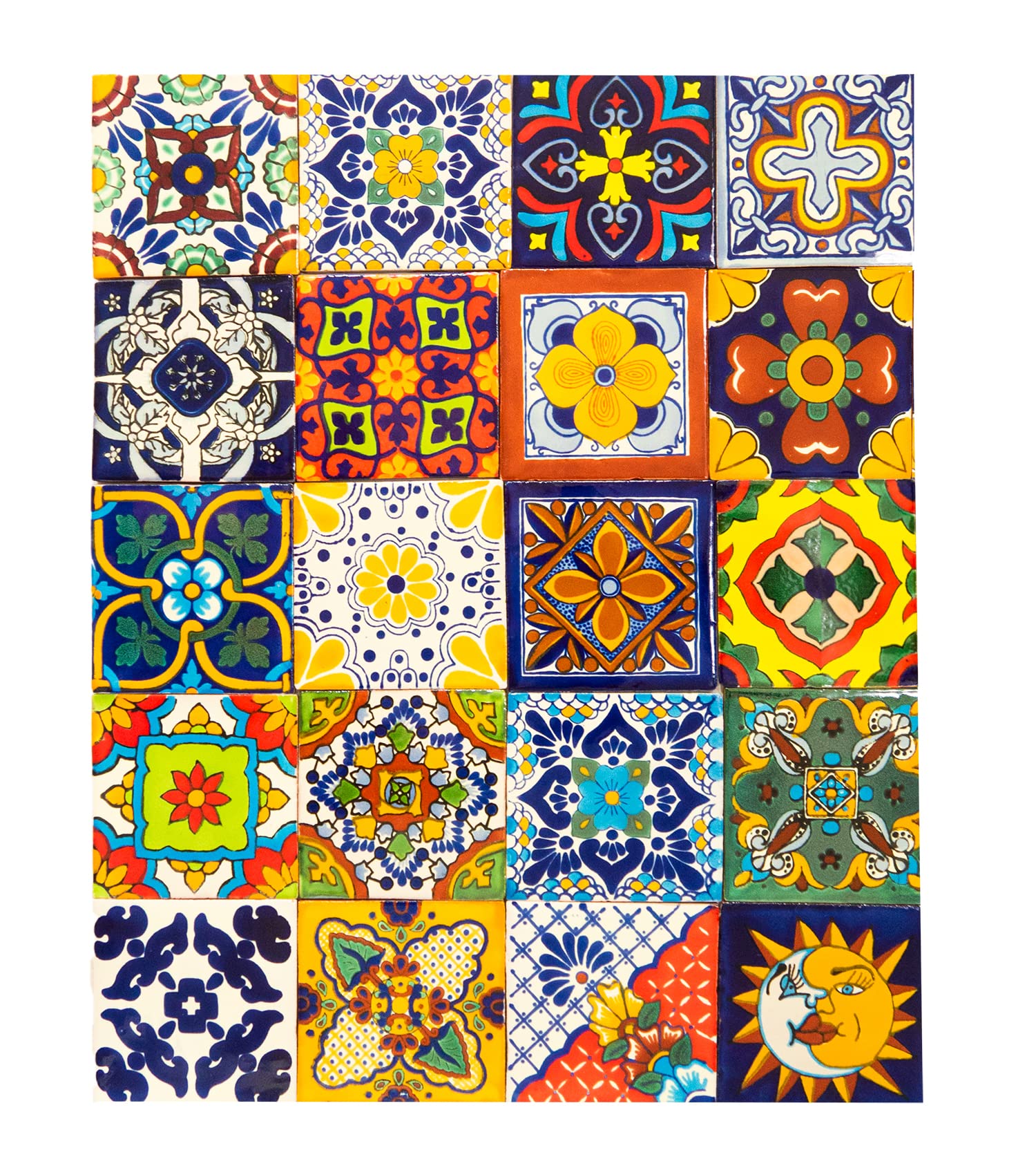 Mexican Talavera Tile Spanish Mediterranean Art Colorful 4