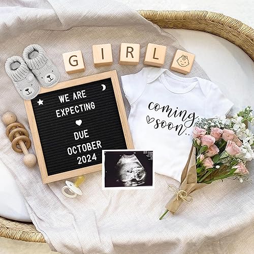 Miniatura 4 de Próximamente ideas de anuncio de bebé, anuncio sorpresa de embarazo para abuelos, papá, marido, familia, regalos de baby shower, tablero de letras