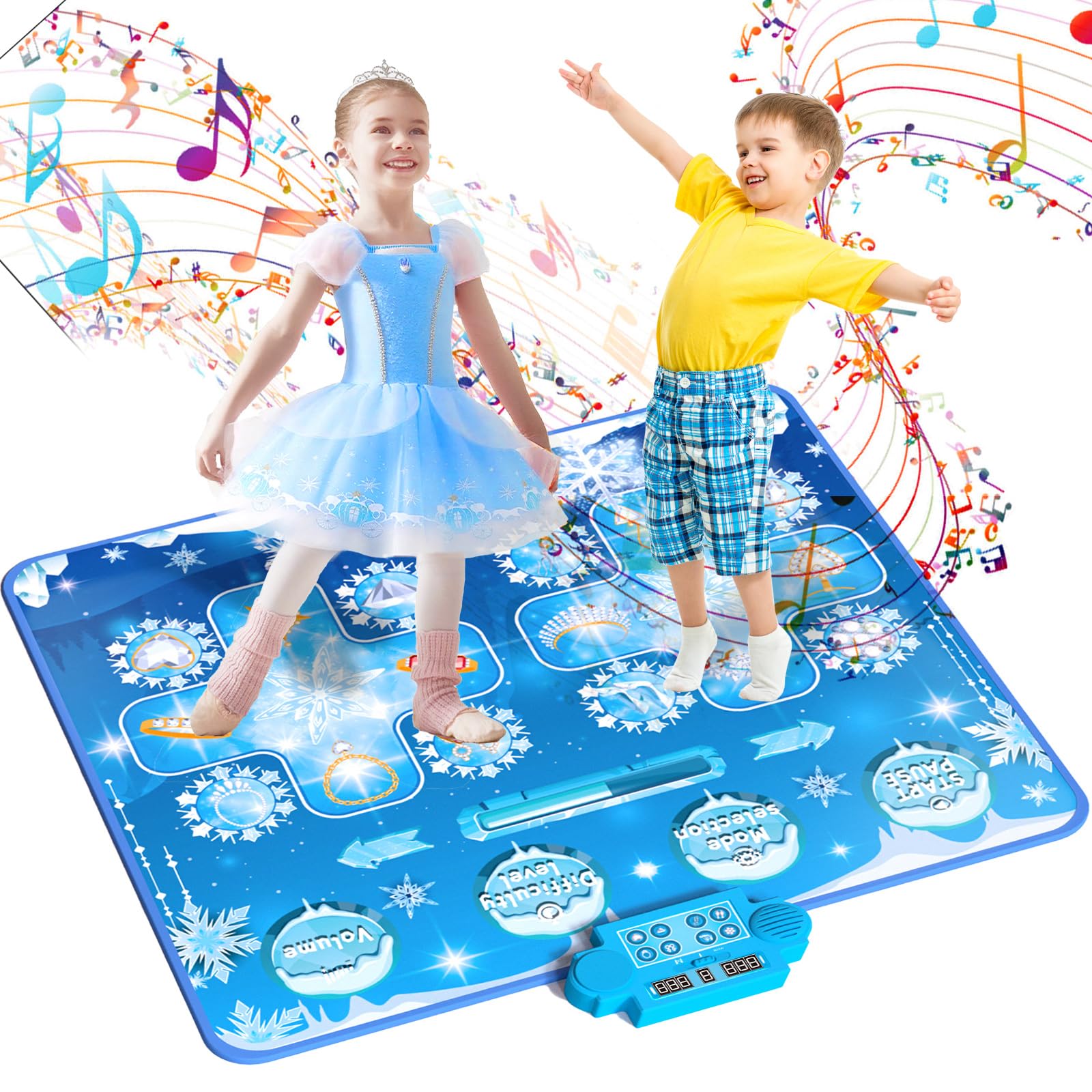 Amazon.com: Joyvalley Kids Dance Mat Toys - 2-Player Dance Pad Amazon.com: Joyvalley Kids Dance Mat Toys - 2-Player Dance Pad