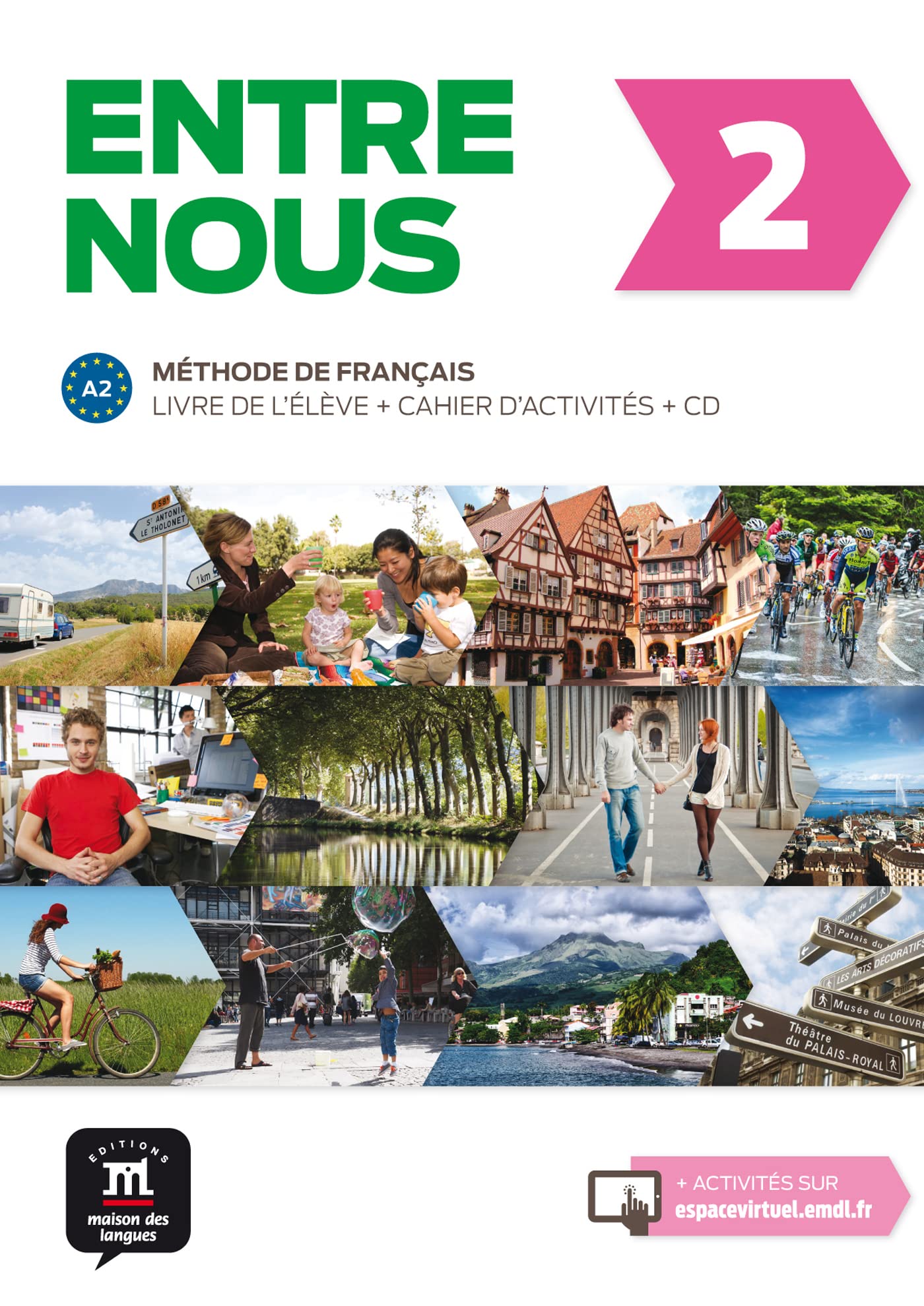 Entre nous 2 Livre de l'eleve + Cahier d'exercises + CD: Entre nous 2 Livre de l'eleve + Cahier d'exercises + CD (French Edition)