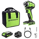 Greenworks 24V Brushless Cordless Impact Driver (1950 in-lbs.), 1/4