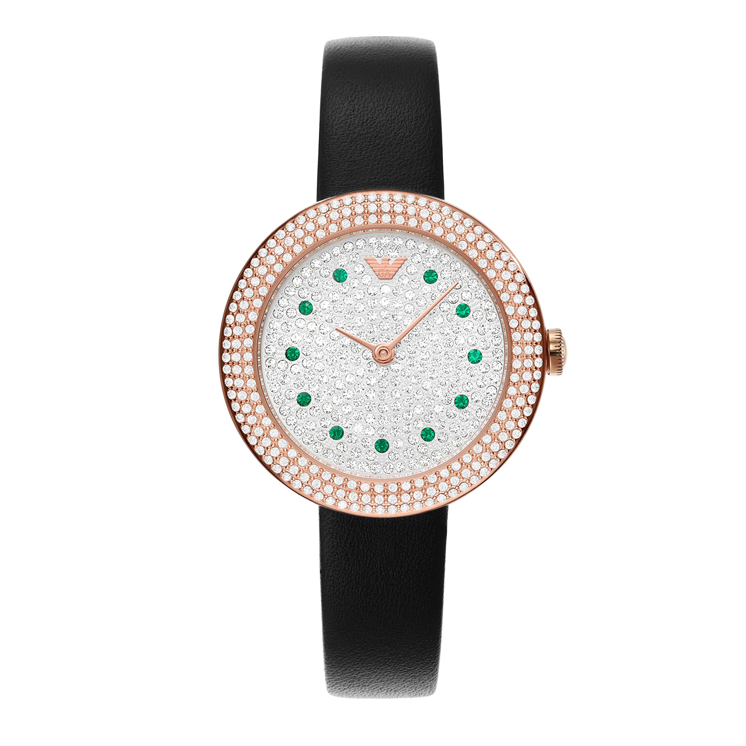 Emporio Armani 二針 ブラックレザーウォッチ Amazon.co.jp: Emporio Armani 二針 ブラックレザーウォッチ