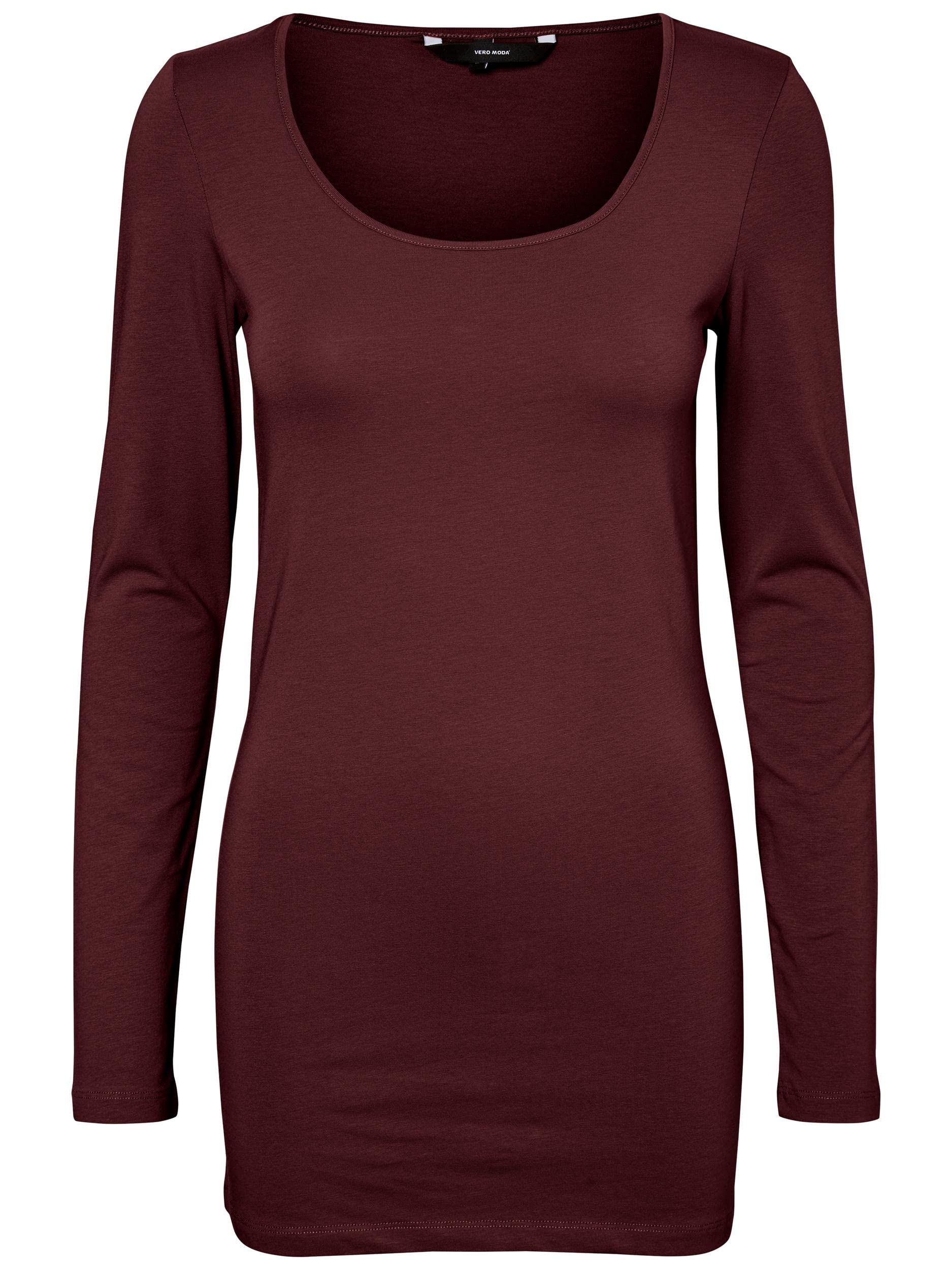 Vero Moda Vmmaxi My Ls Soft Long U-Neck Noos 10152908, for Women