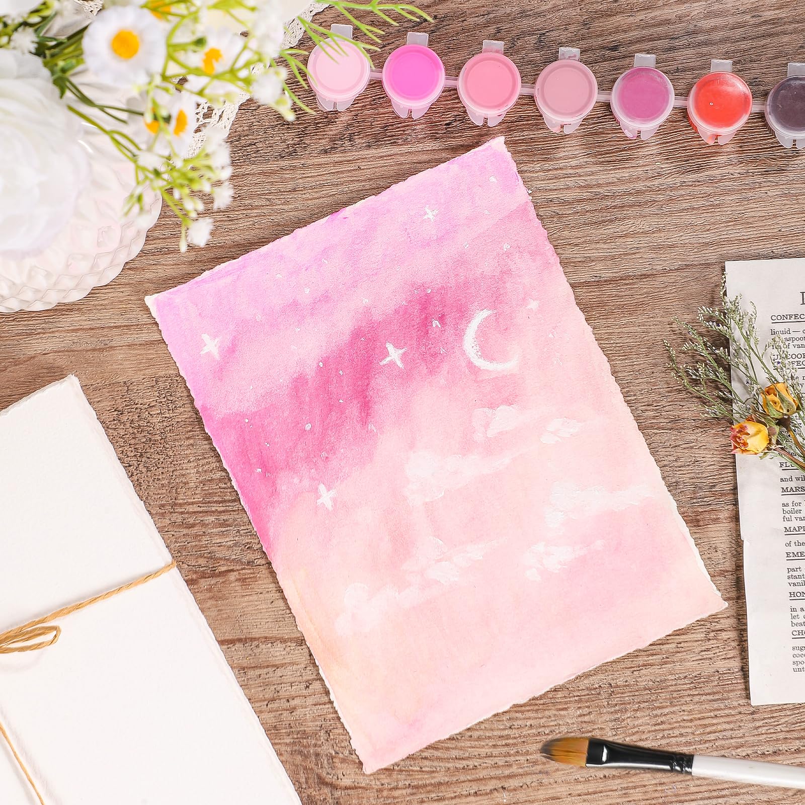 25 Sheets 300 GSM Handmade Watercolour Paper - Image 4