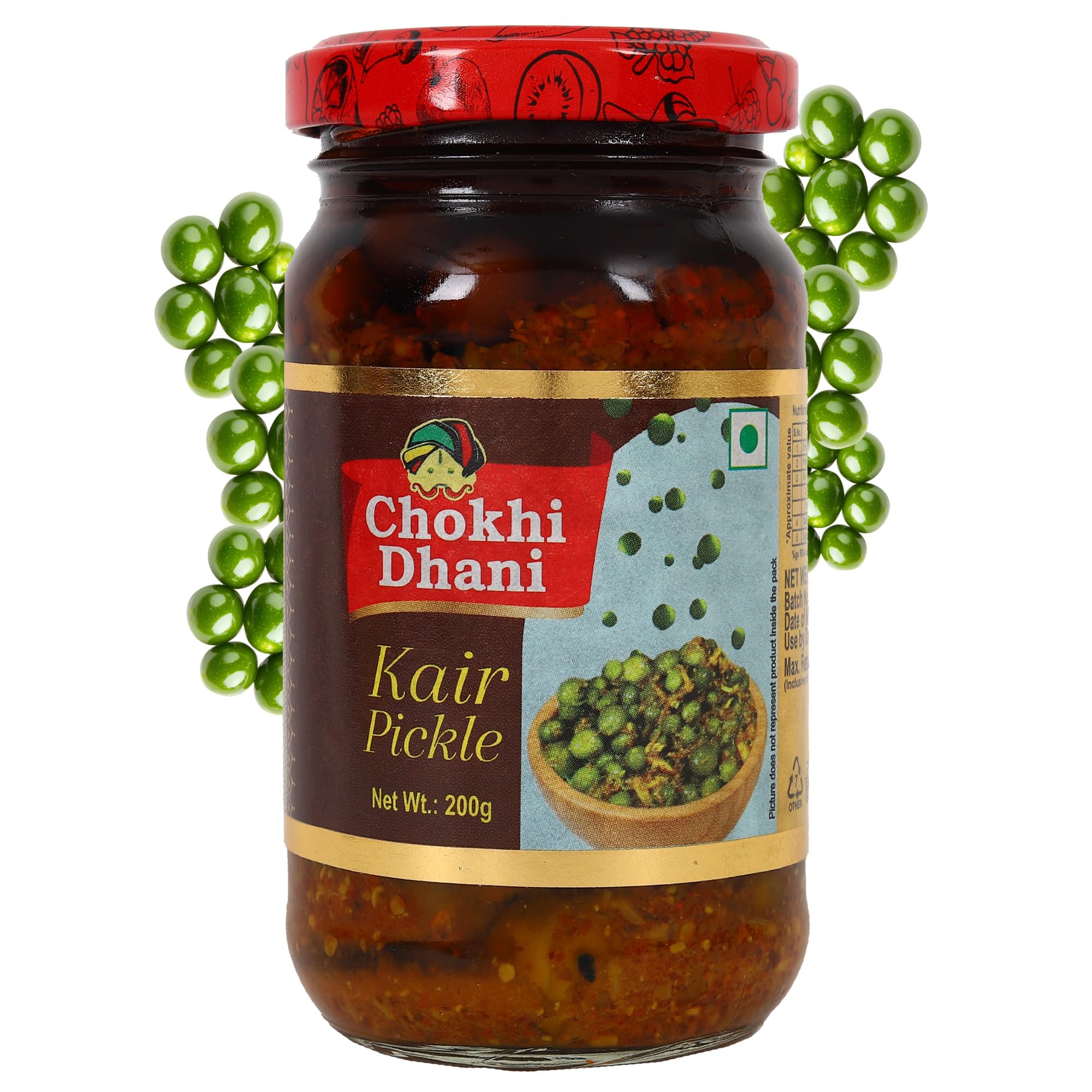 Chokhi Dhani Kair Pickle 200 gm, Pack of 3