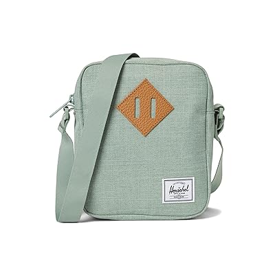 Herschel Supply Co. Heritagetm Crossbody Handbags Iceberg Green Crosshatch, Textile