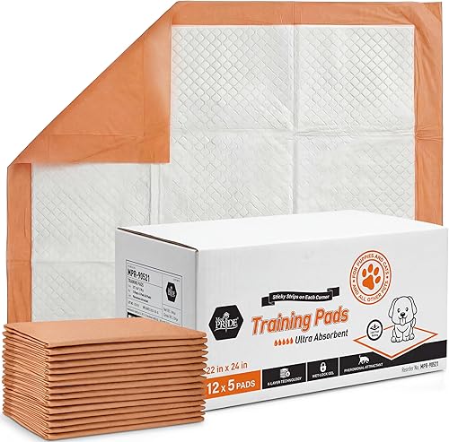 Almohadillas para orines de gato MED PRIDE para transportador de viaje, desechables, 6 capas súper absorbentes a prueba de fugas para gatitos, 22 X