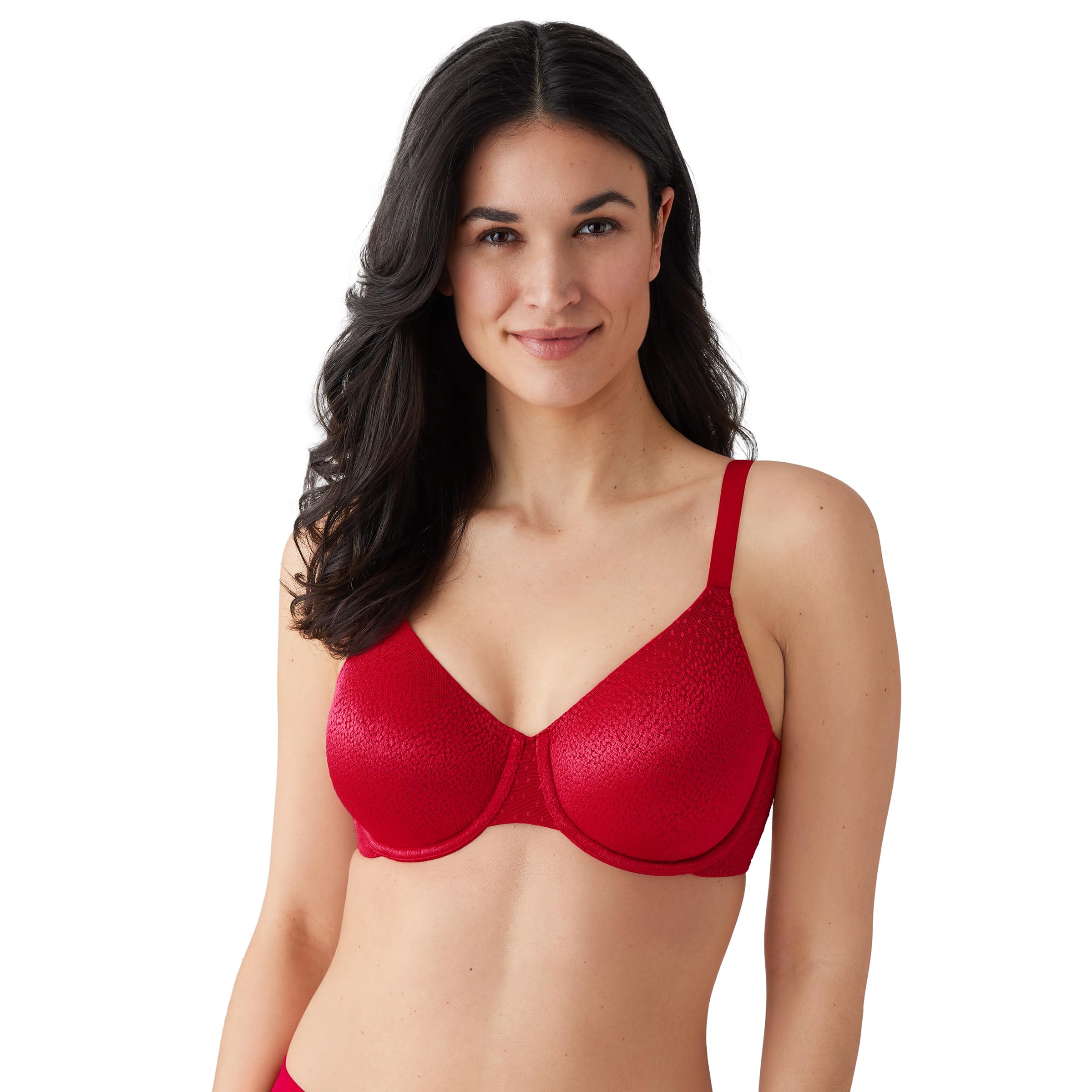 Wacoal Women's Back Appeal Underwire Bra, Barbados Cherry, 36E