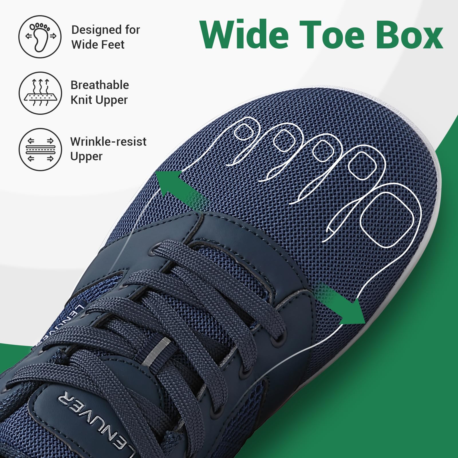 Barfußschuhe Damen Sommer Barfussschuhe Herren Traillaufschuhe Atmungsaktiv Straßenlaufschuhe Leichte Fitnessschuhe Schnell Trocknend Sneaker