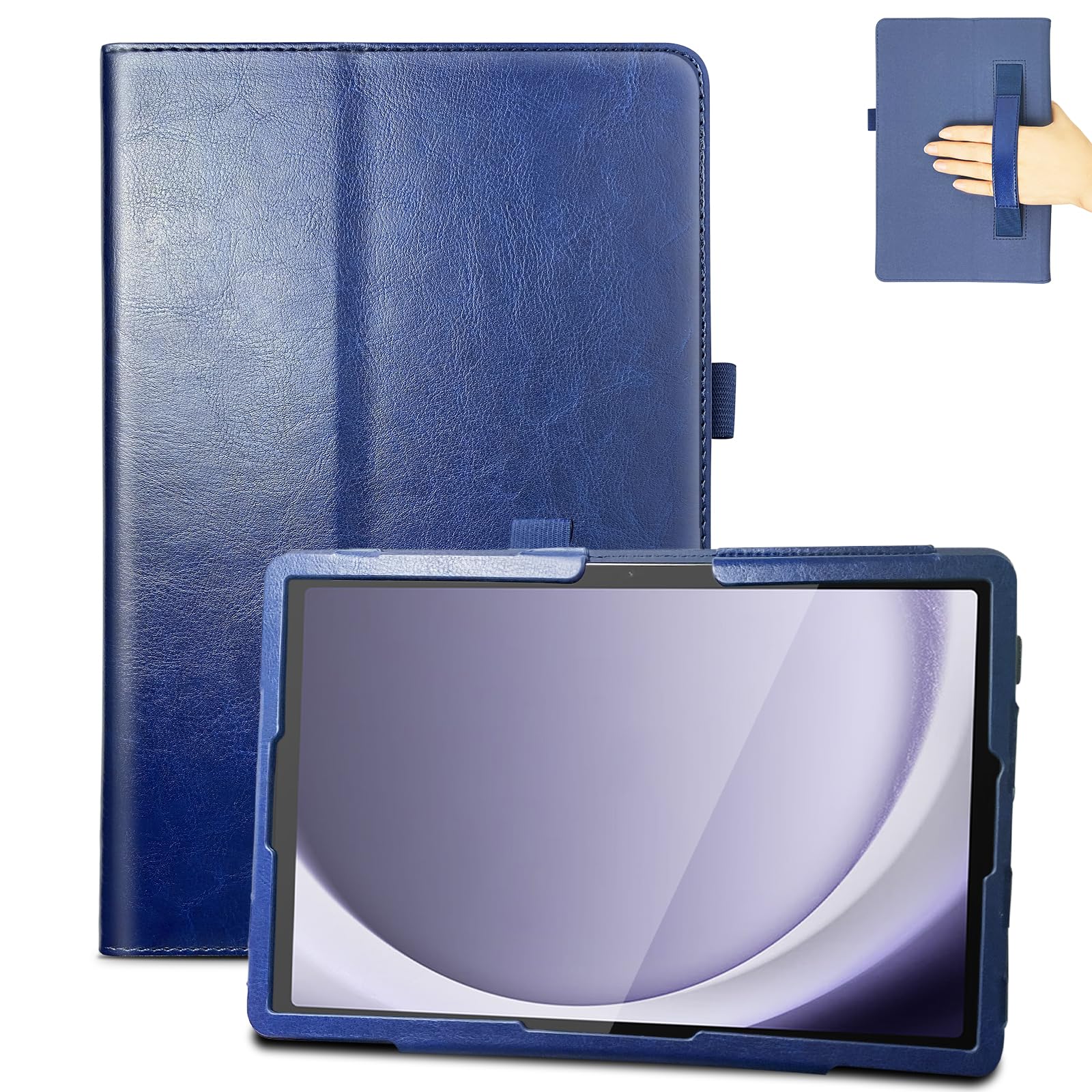 E NET-CASE Case for Samsung Galaxy Tab A9+/A9 Plus 11 inch 2023 Model (SM-X210/X216/X218),Multi-Angle Viewing Smart Stand Back Cover with Auto Wake/Sleep (Blue)