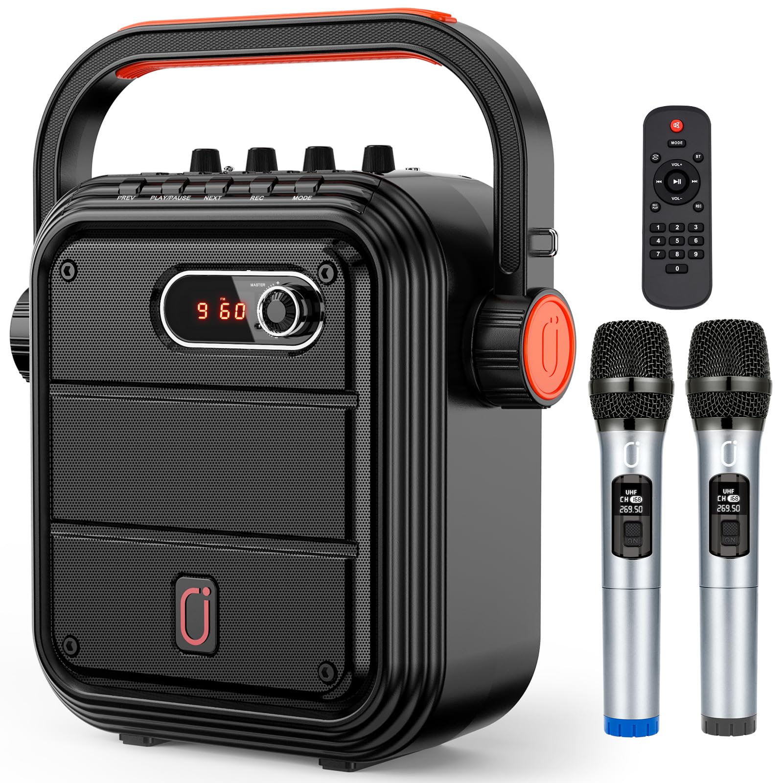 Amazon | JYX ワイヤレスマイク スピーカーセット 拡声器 Bluetooth  