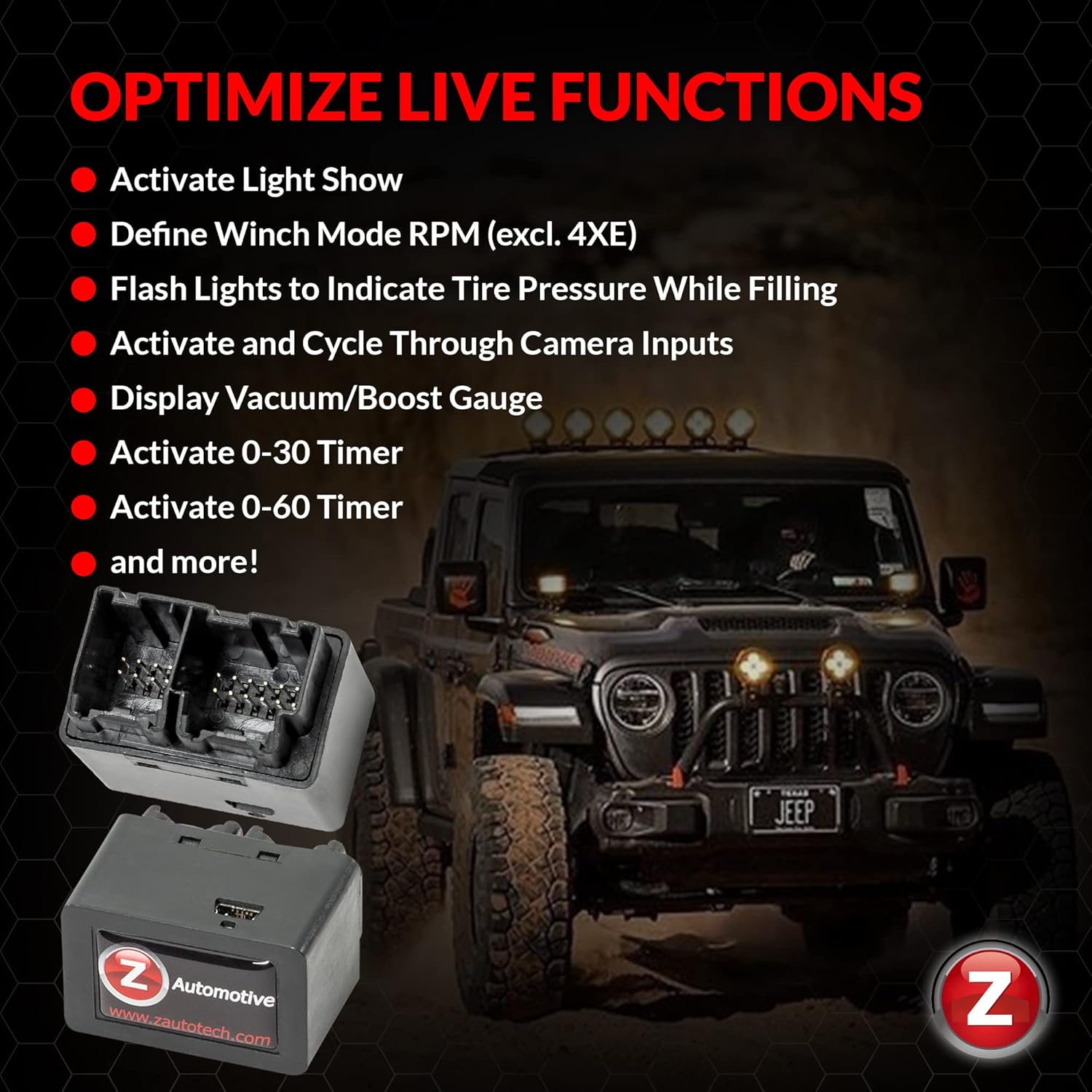 Buy Z Automotive JL/JT Tazer Lite Programmer Compatible with Jeep