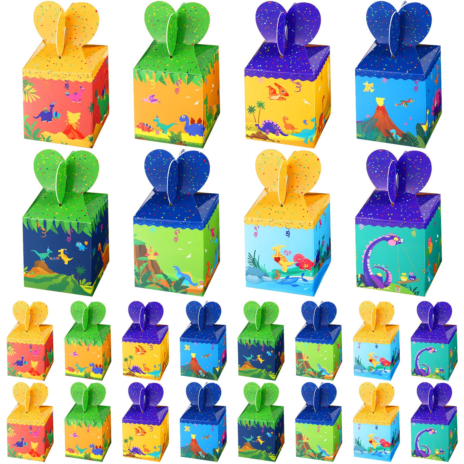 Buy 24 Pieces Dinosaur Party Box Dinosaur Juice Box Dinosaur Goody Bags