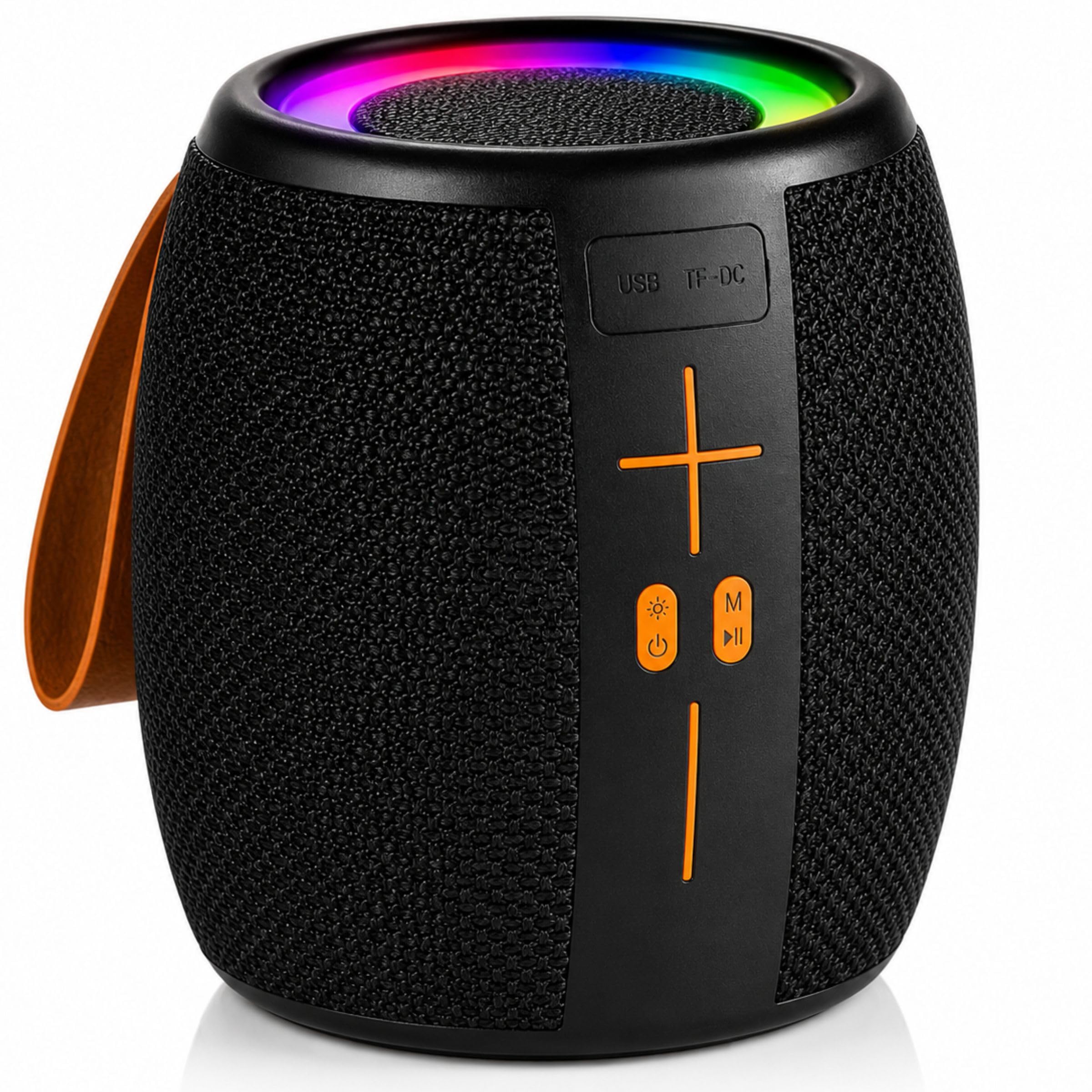 Caixa de Som Bluetooth 20W Portátil - IPX5 Resistente à Água, TWS, Som Potente, LED