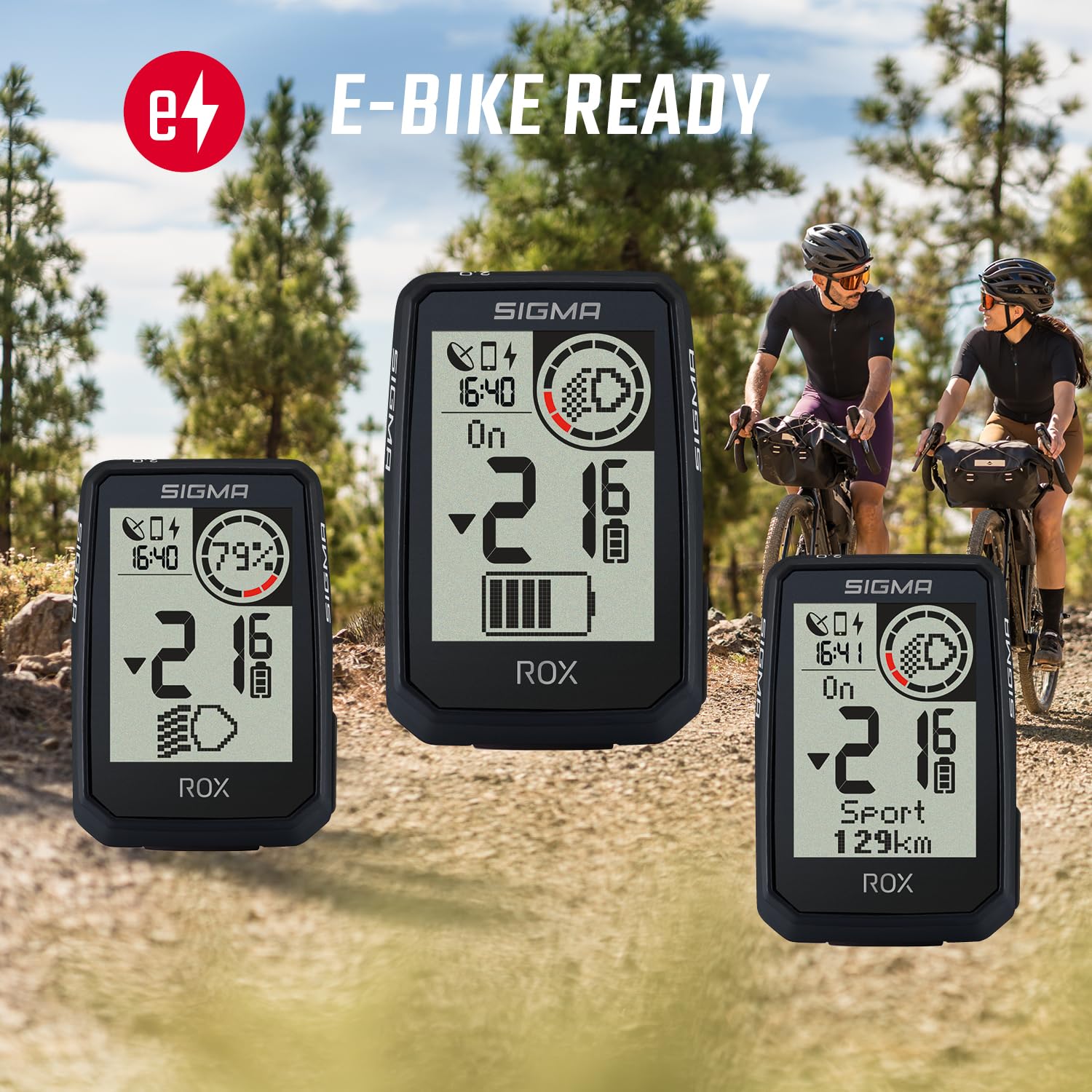 SIGMA ROX 2.0 Endurance Black | 26h Akkulaufzeit | kabelloser Fahrradcomputer | GPS und Navigation inklusive OVERCLAMP Butler |Outdoor GPS Navigation | E-Bike Kompatibel
