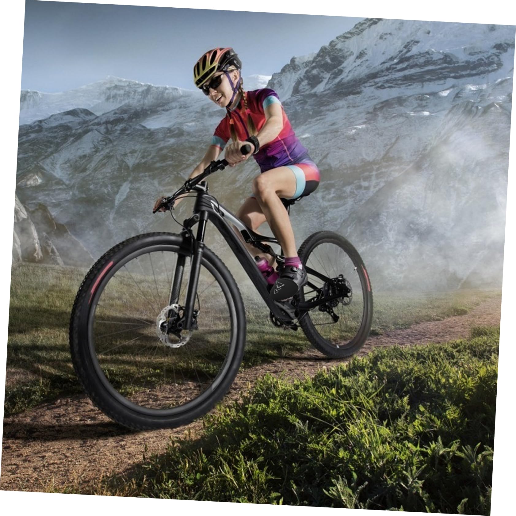 BRIGHTFUFU Waterproof Warm Cycling Half Shoe Covers Windproof Slip-Resistant for Winter Riding Overshoes