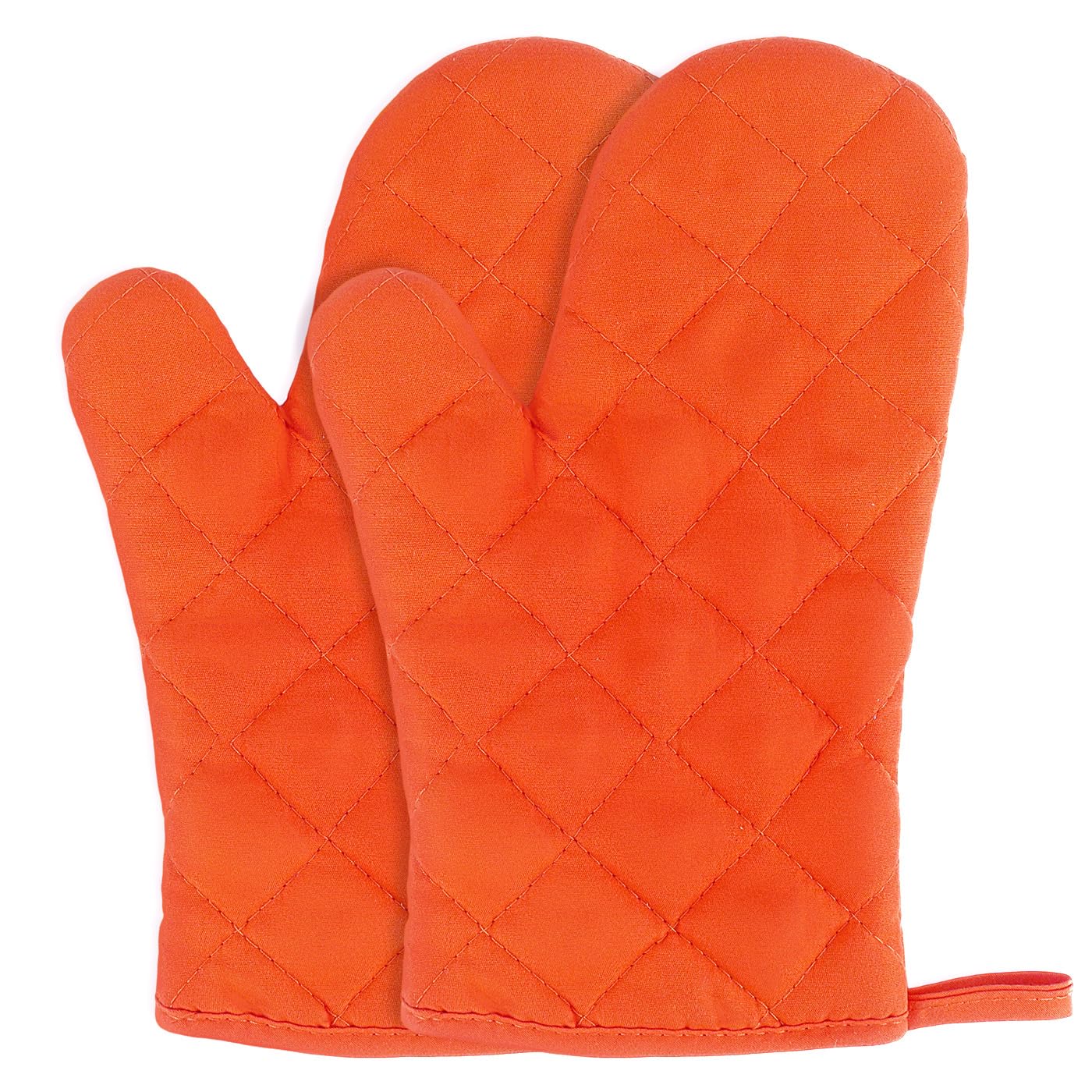 Wznnlt Orange Oven Gloves Heat Resistant Oven Gloves Oven Mitt For Cooking, Frying, Baking