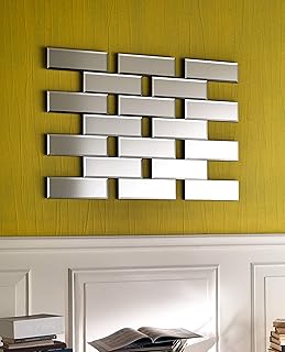 Stones Iris Specchio da Parete, 100x70x2 cm