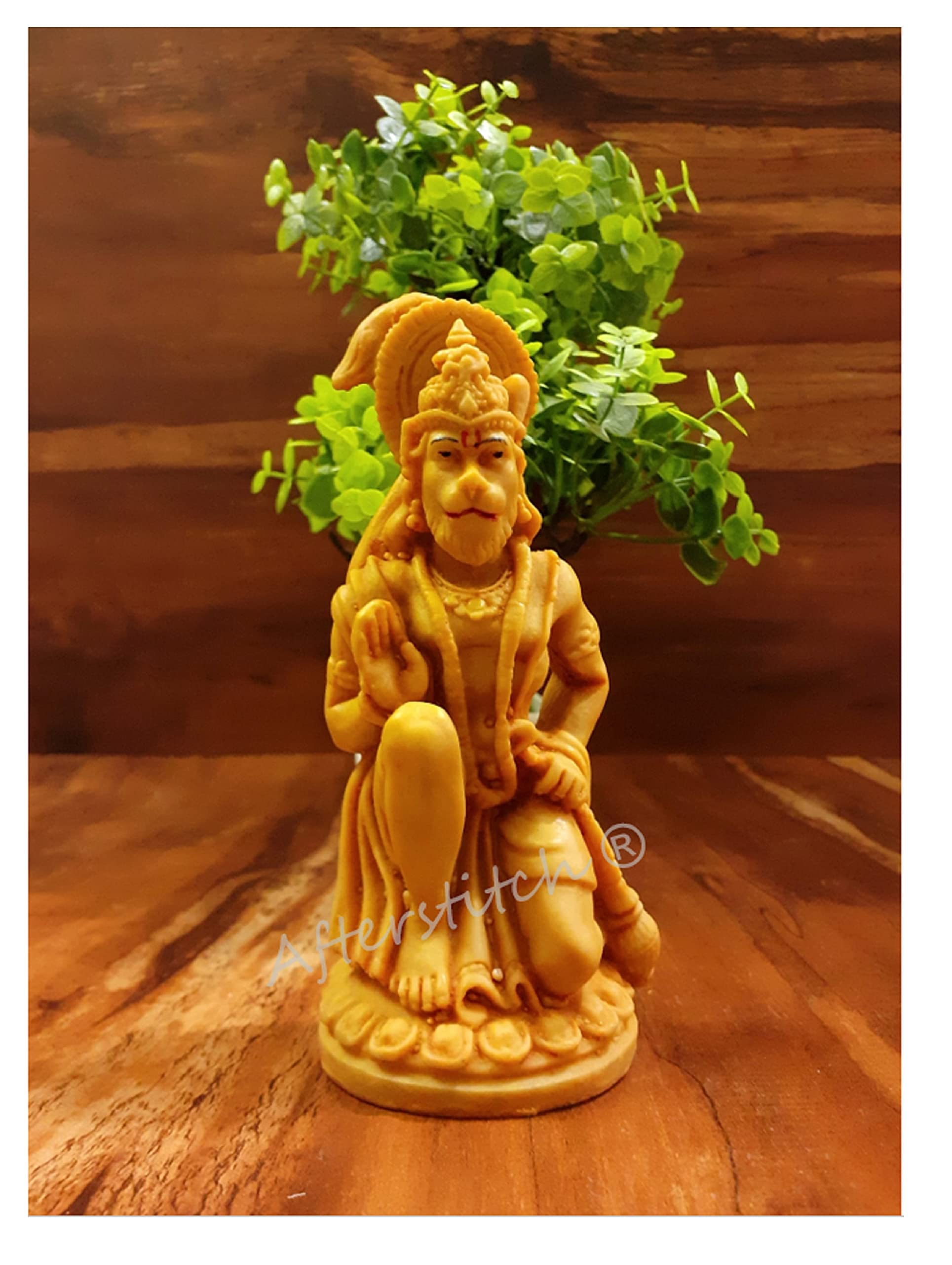 Buy AFTERSTITCH Hanuman Murti for Home Puja Stone Hanuman Idol for Car