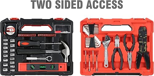 Miniatura 4 de Olympia Tools iWork 80-787, 67 piezas, rojo/negro