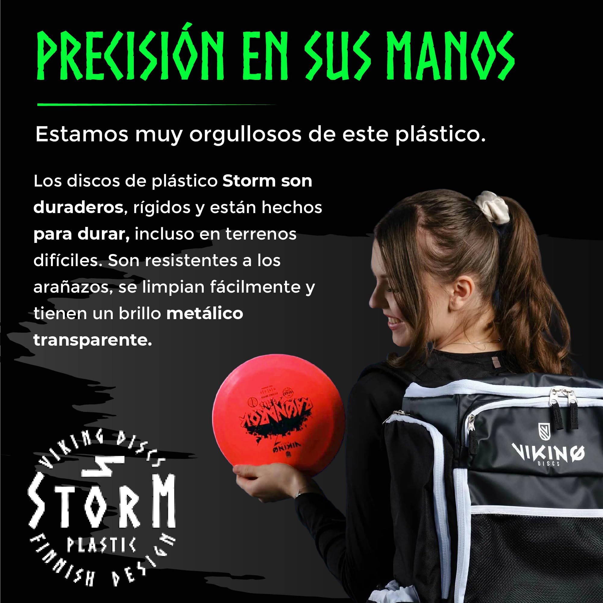 Viking Discs Storm Disc Golf Set – 8 Discos de Frisbee para Cualquier Distancia, Aprobado por PDGA – Driver de Putter