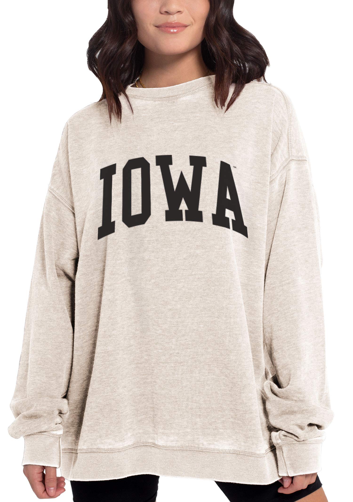 Chicka-D NCAA womens Burnout Fleece Pullover