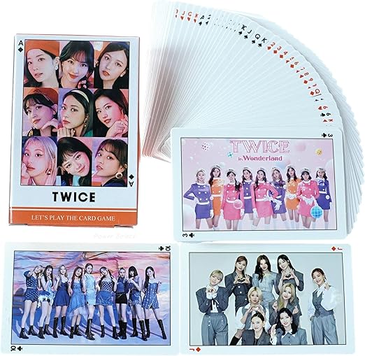 Amazon Twice トゥワイス グッズ トランプ カード ゲーム 54枚セット フォトカード セット Twice メンバー サナ モモ ミナ ダヒョン ツウィ ナヨン ジョンヨン ジヒョ チェヨン 文房具 グッズ アイドル 芸能人グッズ 通販 Amazon Twice トゥワイス グッズ トランプ カード ゲーム 54枚セット フォトカード セット Twice メンバー サナ モモ ミナ ダヒョン ツウィ ナヨン ジョンヨン ジヒョ チェヨン 文房具 グッズ アイドル 芸能人グッズ 通販