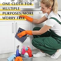 Vista 6 de Nuenen 20 Piezas Toallas de Limpieza de Microfibra para Autos 800 GSM Felpa Gruesa Paño de Limpieza de Microfibra Paño para Quitar Polvo Toallas