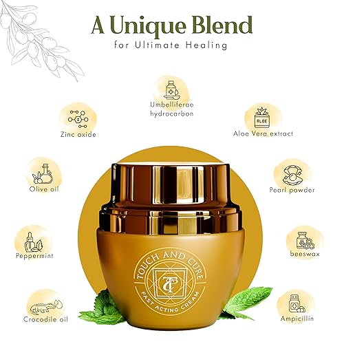 Miniatura 2 de Crema antiséptica calmante para quemaduras, cortes, ampollas y erupciones, bálsamo curativo de heridas restaurador con aloe vera, cera de abeja y