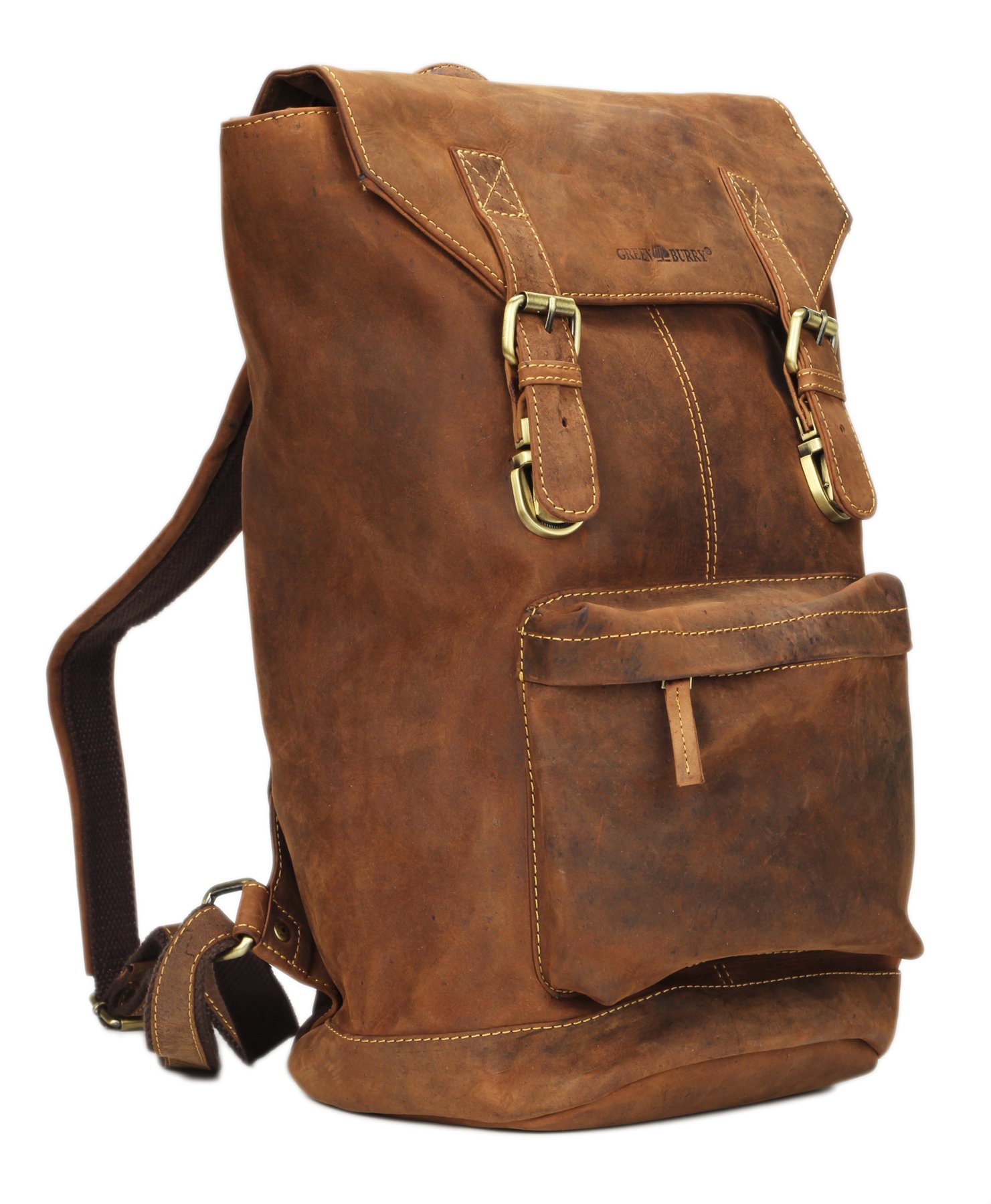 Greenburry Rucksack Vintage Retro Rucksack Braun Herren