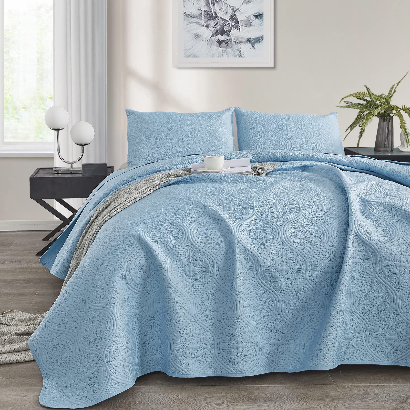 pujareshader Quilts Queen Quilt Bedding Set Collections Ultra-thin Bed Spreads Clearance Queen Size Quilt Bedspread Comforter Sets