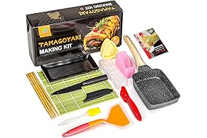 FUNGYAND Tamagoyaki Egg Pan Set: The 12-in-1 Mastery for Japanese Omelet Mastery