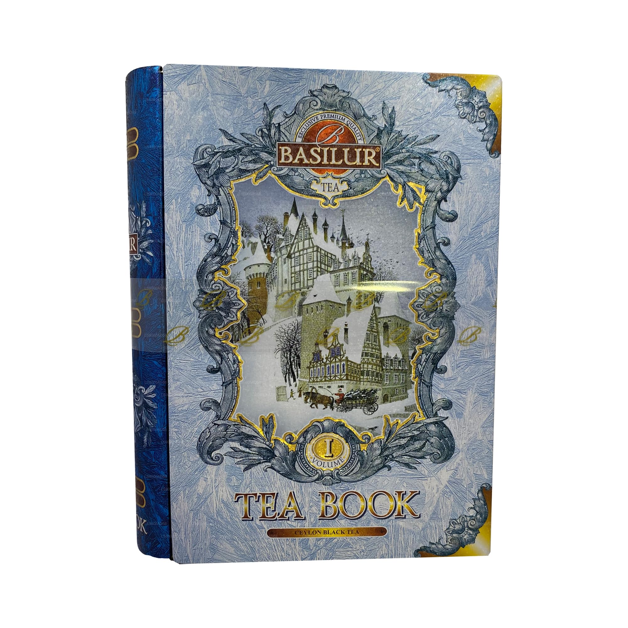 Basilur, Tea Book Collection, 100% Pure Ceylon Tea, Book Volume 1, Collectable Metal Caddy