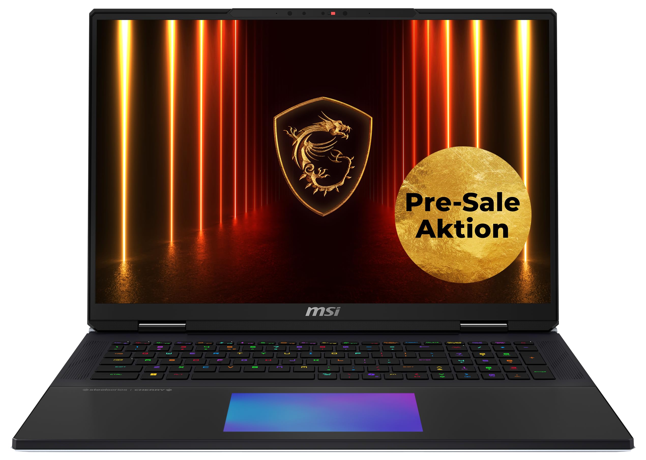 MSI Titan 18 HX AI Gaming Laptop da 18" UHD+ Mini LED Display Intel Core Ultra 9, NVIDIA GeForce RTX 5090, 96 GB DDR5 RAM, 6 TB SSD, Windows 11 Home, tastiera QWERTZ, nero, A2XWJG-​070