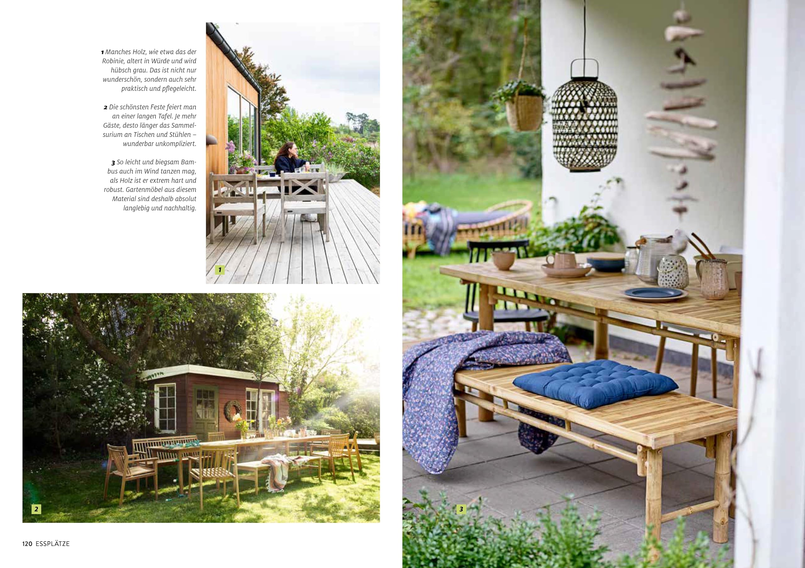 Outdoor Oasen: Wohnideen für Terrasse, Garten und Balkon. Mit praktischen Tipps für Möbel, Materialien, Sicht- und Sonnenschutz, Outdoor-Küchen, kleine Außenbereiche uvm.