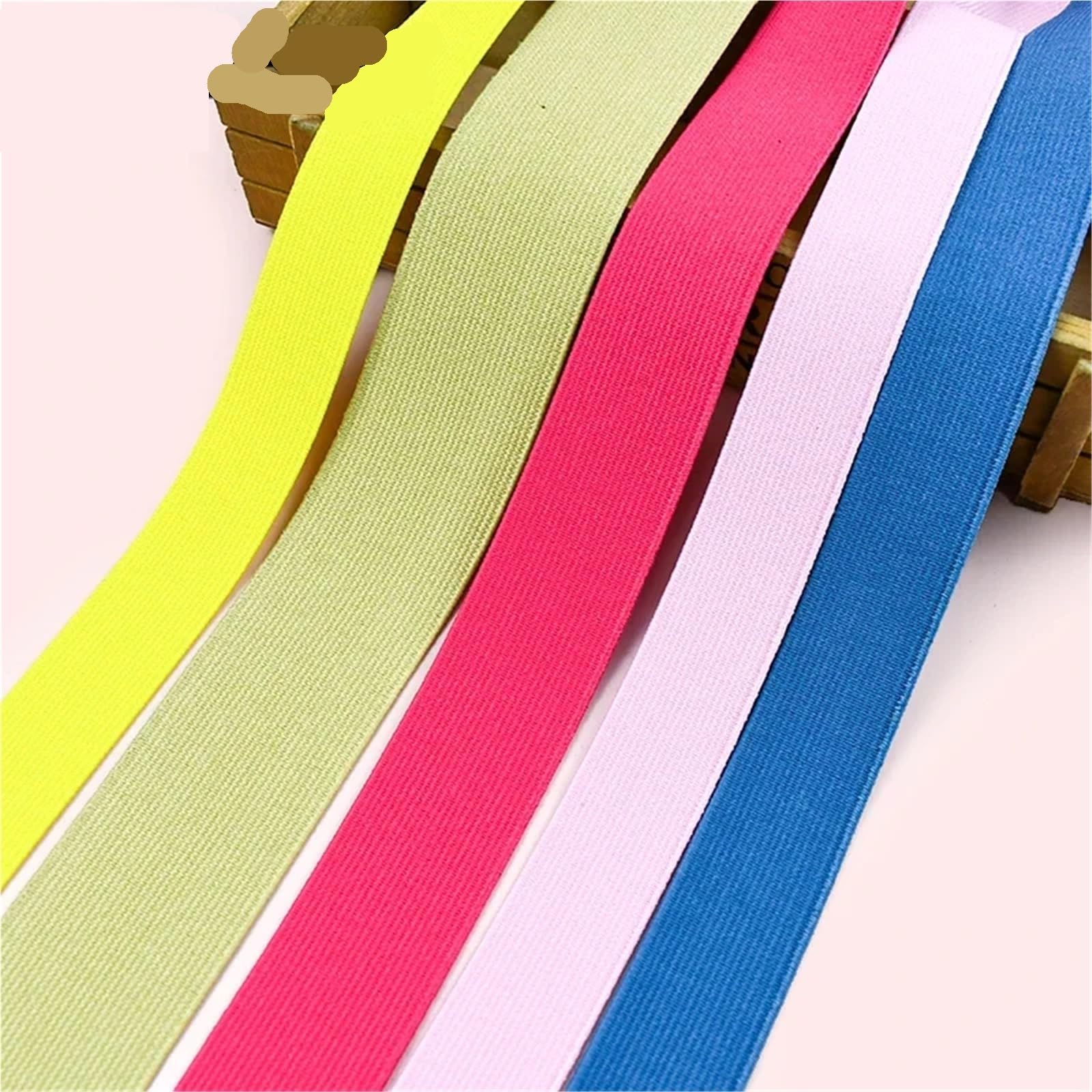 10 m 20-50 mm Elastici in Nylon for Cintura da Cucito, 1,2 di Spessore, Elastico for Abbigliamento, Decorazione, Nastro, Accessori Fai Te per La Cintura e i Polsini