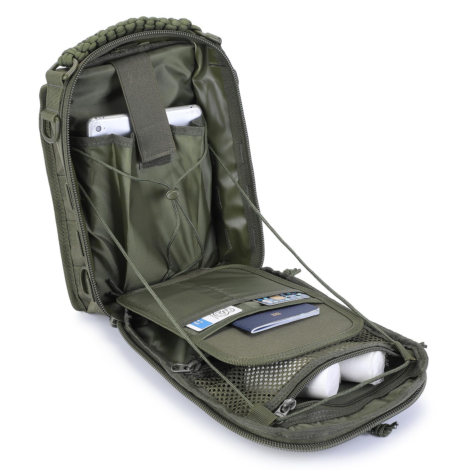 HUNTVP Taktyczna torba na klatkę piersiową, wojskowa torba na ramię, wojskowa torba na klatkę piersiową, plecak Molle, torba crossbody, torba na ramię, mini dla mężczyzn, kobiet, podróże, wędrówki, na