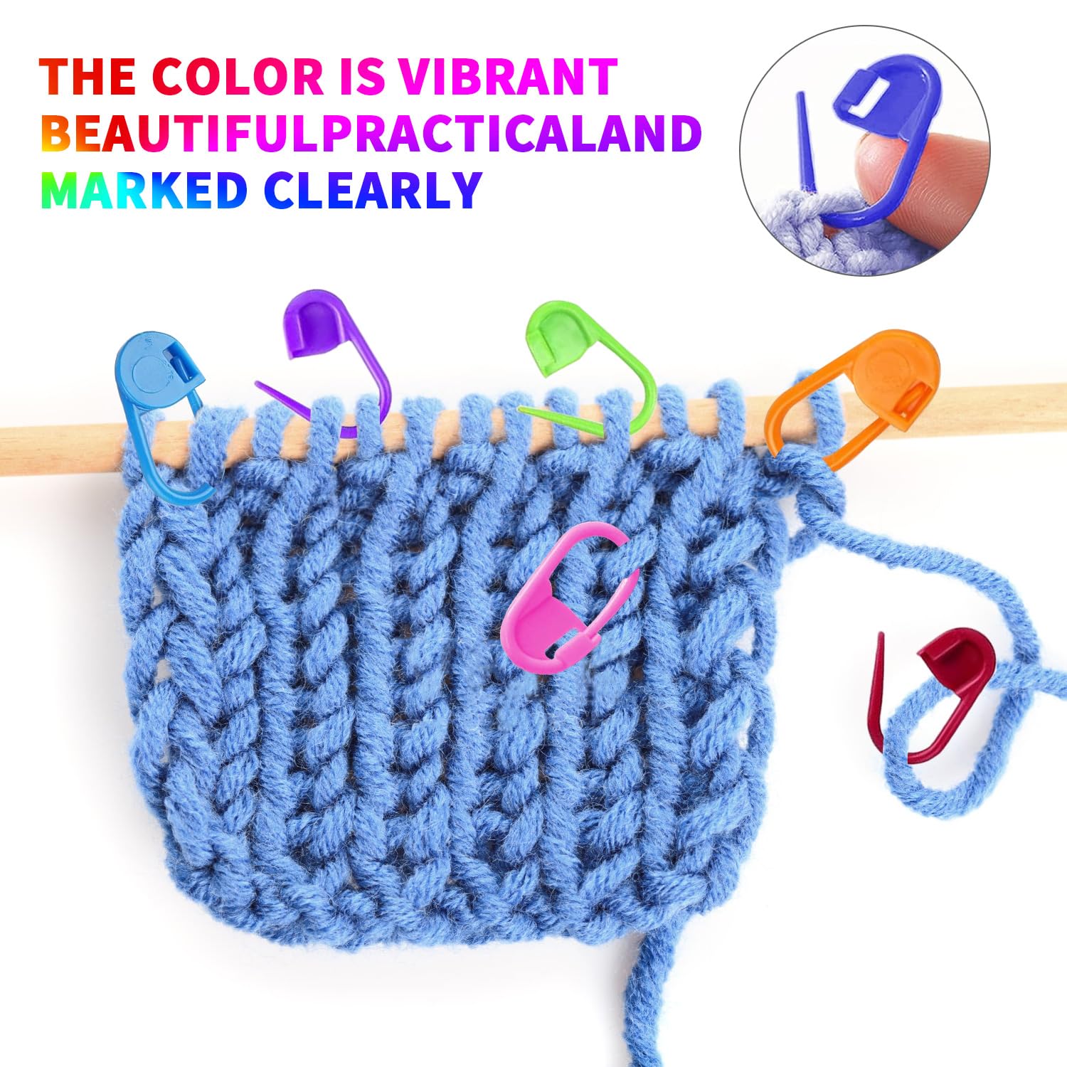 300 Marqueurs De Mailles Pour Crochet/Tricot - 15 Couleurs - Avec Boîte De Rangement - Pour Projets DIY