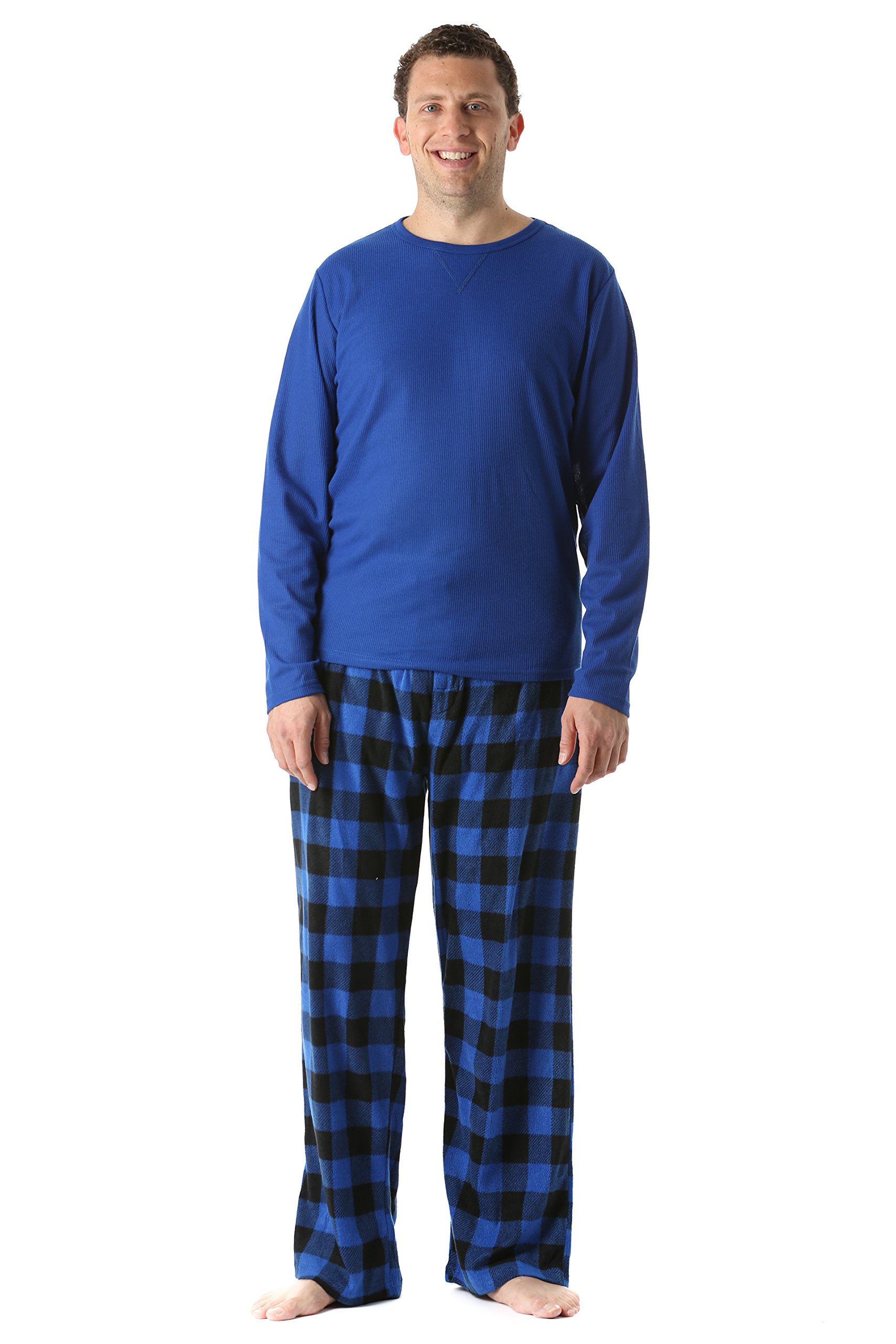#followme Polar Fleece Pajama Pants Set for Men Sleepwear PJs