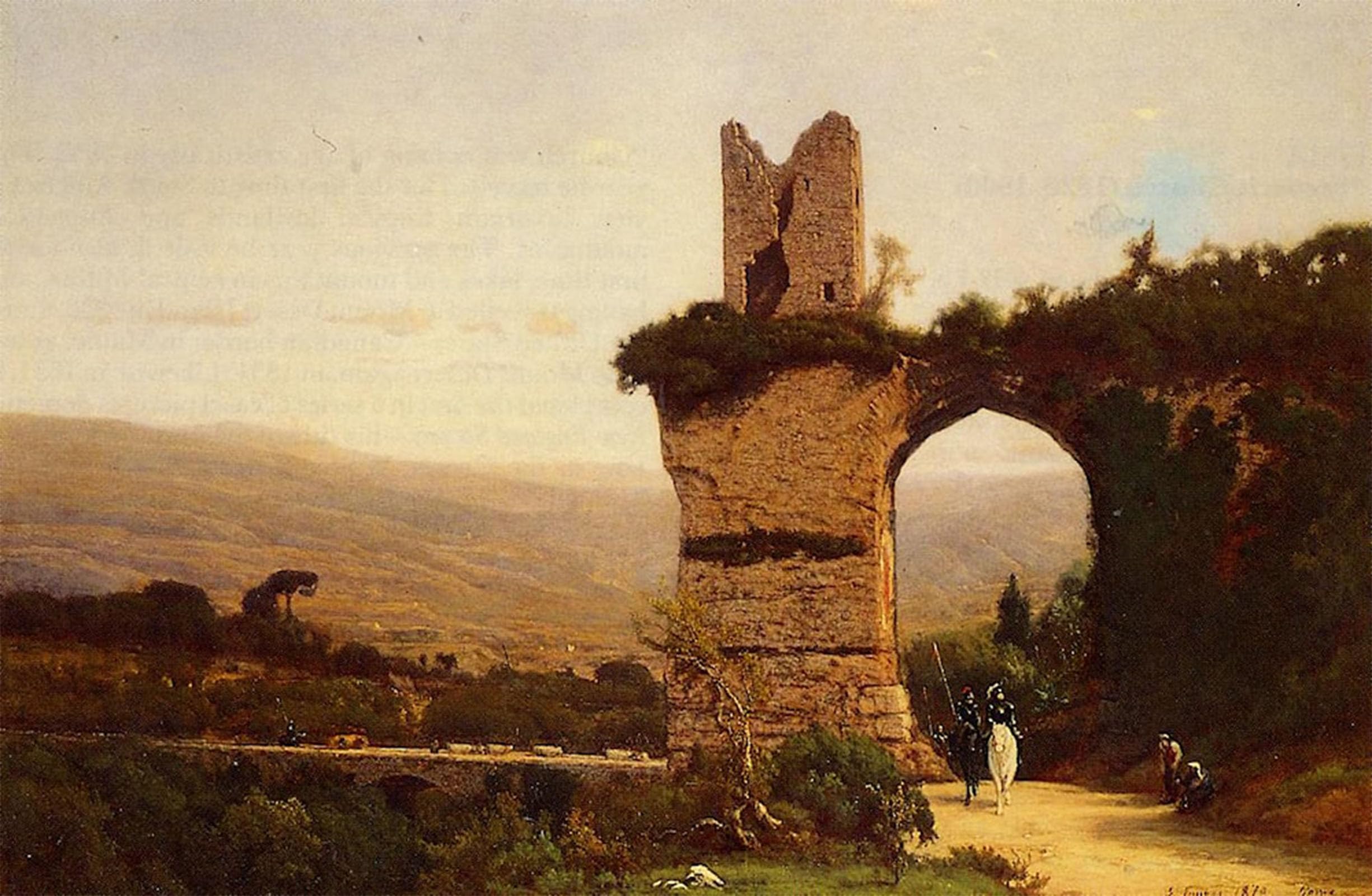 POSTERIIk Famous Print Pop Art Wall Art Graffiti the Commencement of the Galleria by George Inness Art Prints for Home Decor 60x90cm
