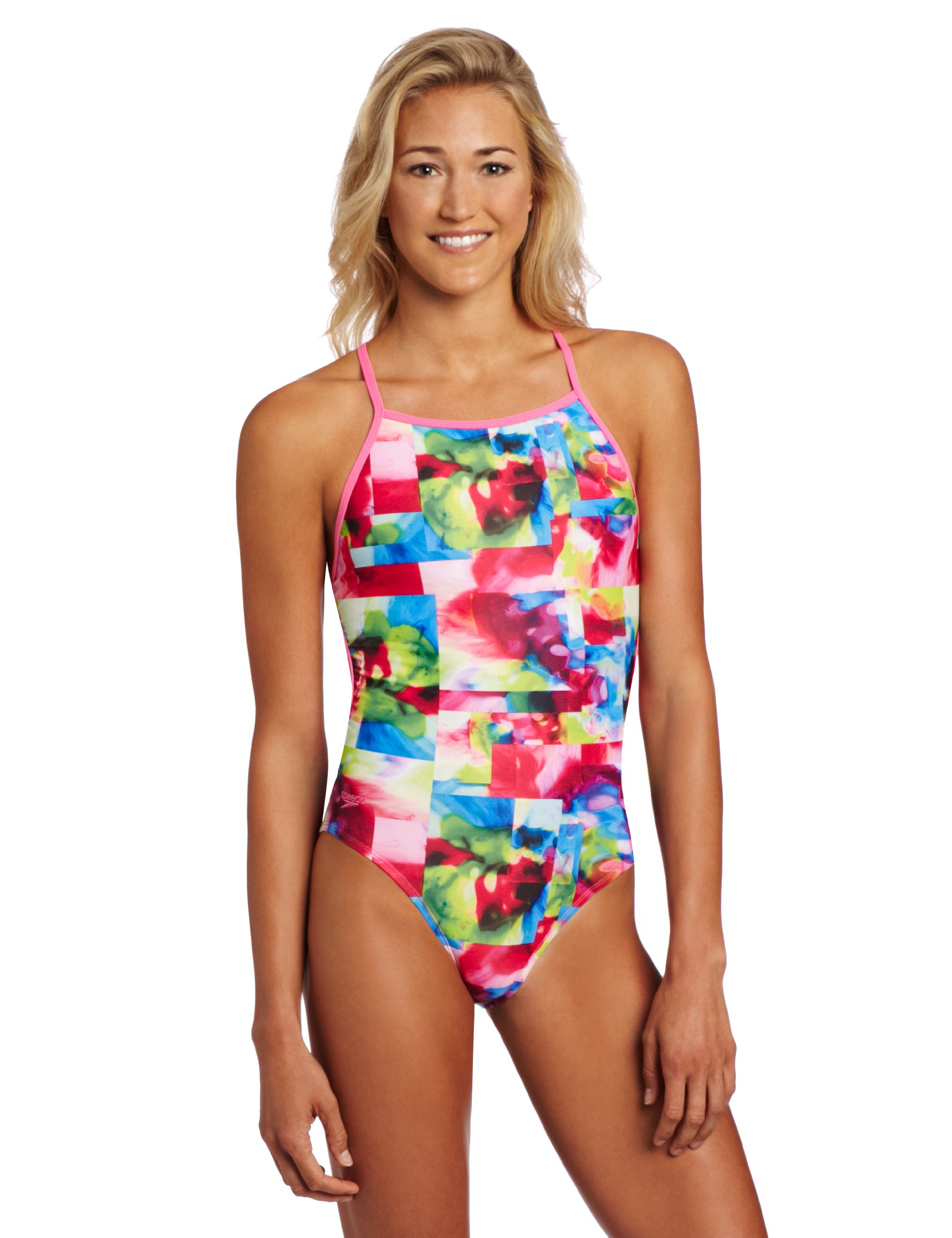 Speedo Women's Starting Blocks Fresh Back Endurance Lite Flipturns Swimsuit