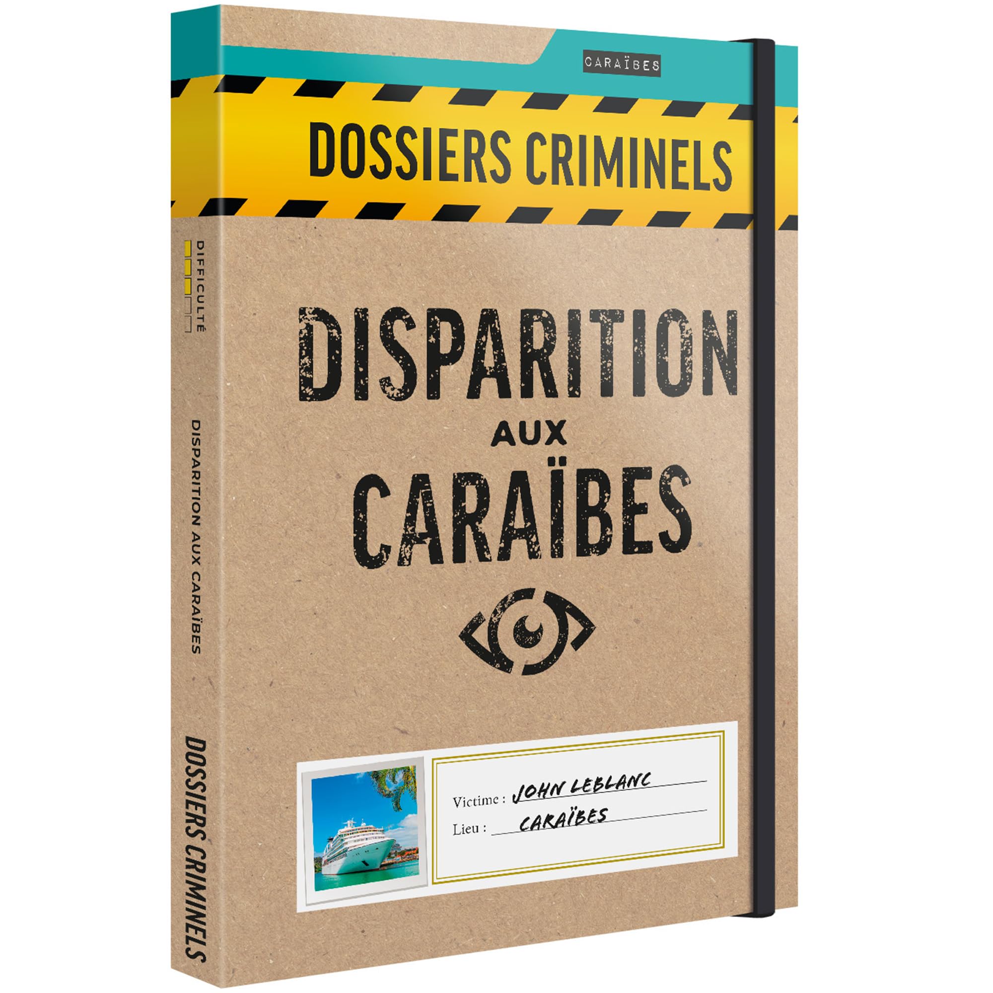 Criminal Records - Disappearance in the Caribbean: John Leblanc Is Missing - Board Game Escape Game - Immersive and Collaborative Investigation Game, 1-6 Players