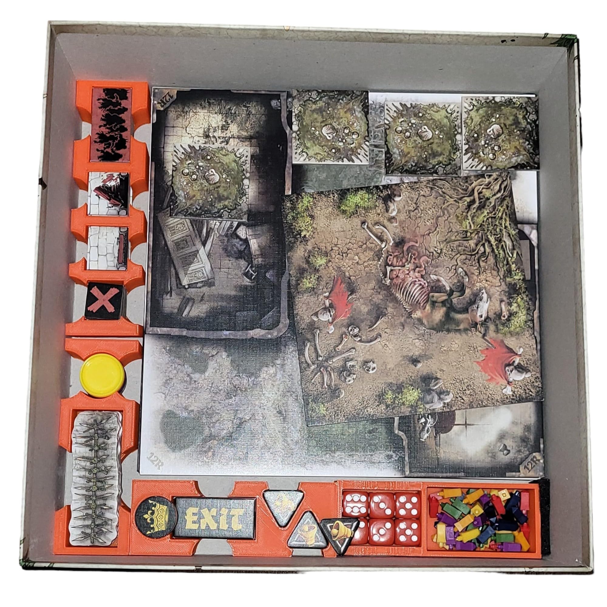 Générique Green Horde Zombie Storage Insert Organizer (Orange) - Image 2