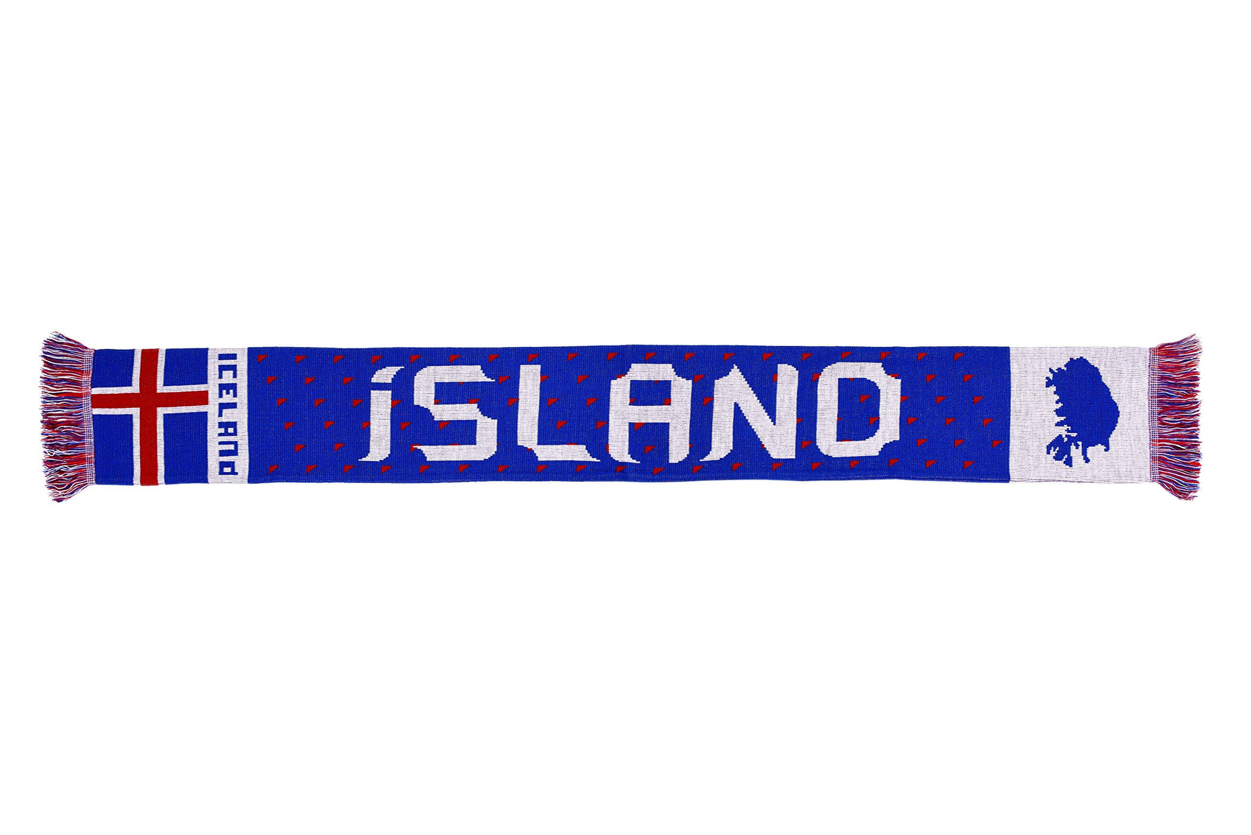 Iceland Island Soccer Strickschal