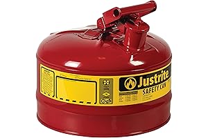 Justrite Red Safety Gas Can: Secure Fuel Storage for Safety-Conscious Individuals