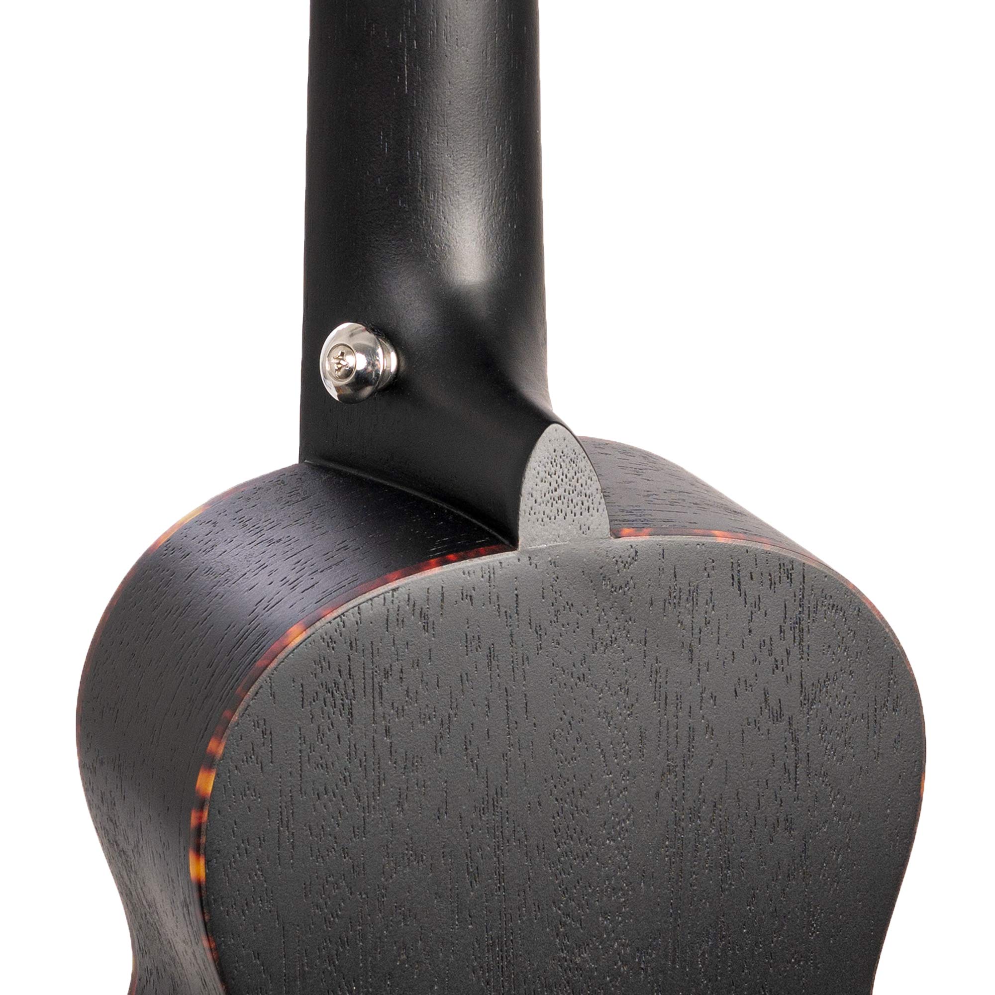 Cascha, ukulele soprano, nero, mogano, set di 3 plettri colorati, custodia per ukulele soprano, ukulele di alta qualità, in mogano, nero, piccola chitarra hawaiana per principianti avanzati
