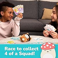 Vista 4 de Squishmallows Take4 de juegos relacionables, emocionantes, juegos de mesa y juegos de cartas para reuniones familiares, ideal
