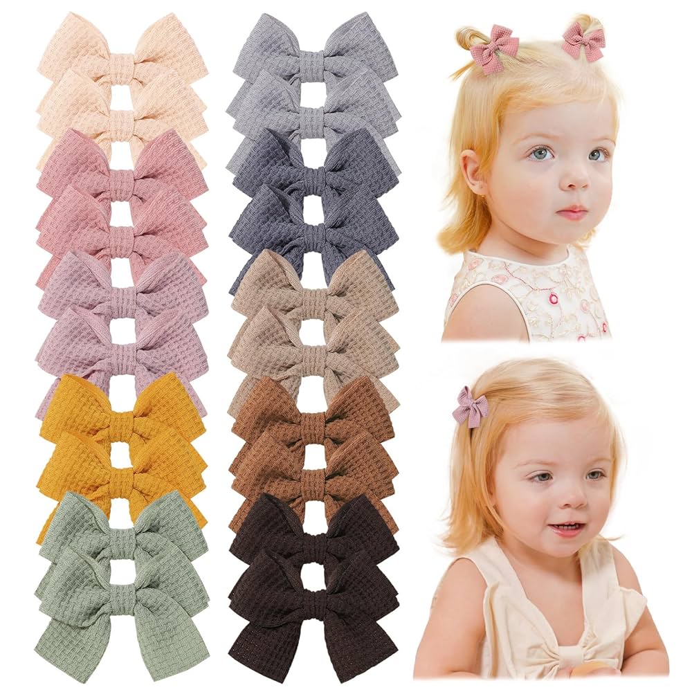 3inch Grosgrain Ribbon Hair Bows WITH Clip,Baby Hairbow,Boutique Bow For Children Hair