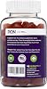 Iron Gummies for Adults and Kids, Chewable Multivitamin Supplement with Iron, Vitamin C, A, B, Zinc, Folic Acid, and Biotin Grape Flavored Vegan Safe, Made in The USA from HERBATECH